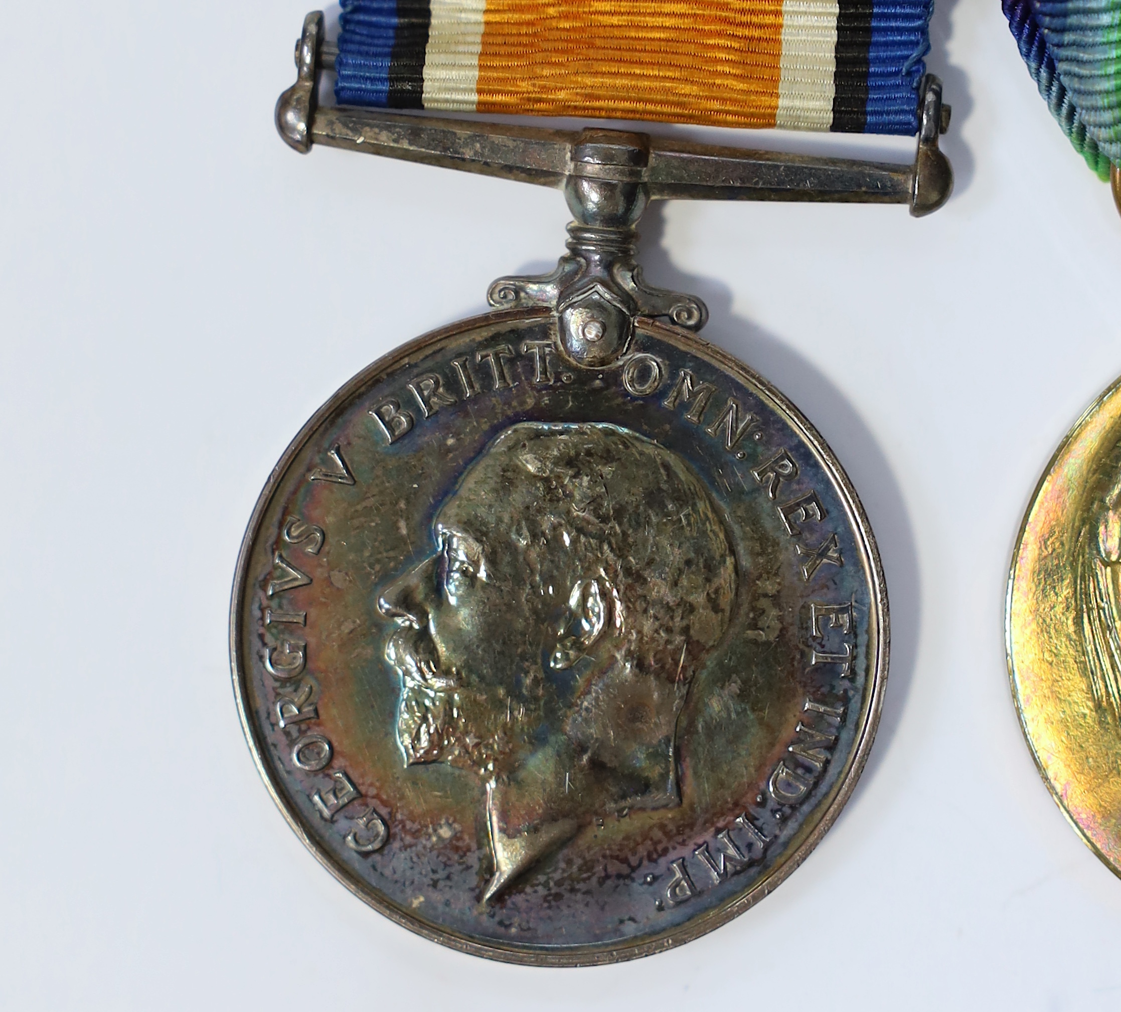 A WW1 pair oddly named for 'Maj Gen A.G.Dallas. Capt D.A.G.Dallas Jacob's Horse 1916-' with miniatures and a 1937 Coronation medal (5). Condition - fair